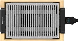 Cecotec CEC-03092 LineStone Επιτραπέζια Ηλεκτρική Ψησταριά Σχάρας 2000W Bamboo με Ρυθμιζόμενο Θερμοστάστη 37.5x24.5cm