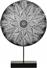 Click Διακοσμητικό Χώρου από Ξύλο Μαύρο/Λευκό Λουλούδι 23x6x33cm 6-70-508-0098