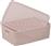 Click Καλάθι Αποθήκευσης Πλαστικό με Καπάκι Ροζ 40x27x15cm 6-70-220-0007
