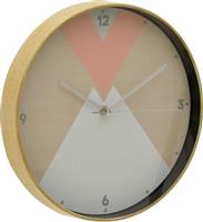 Click Ρολόι Τοίχου Πλαστικό Μπεζ 31cm 6-20-451-0016