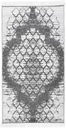 Click Χαλί Υφασμάτινο Γκρι-Λευκό 80x150cm