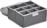 Click Υφασμάτινο Κουτί Αποθήκευσης με Καπάκι Γκρι 27x27x13cm 6-70-373-0010