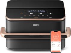 Cosori CAF-TF101S-AEUR Dual Blaze TwinFry Φριτέζα Αέρος με Διπλό Αποσπώμενο Κάδο 10lt Μαύρη
