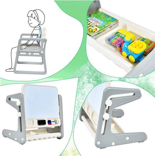 Costway Πίνακας Μαγνητικός Διπλής Όψης TY327805HS