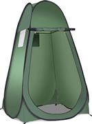 Costway Pop-Up Σκηνή Camping Τουαλέτας Πράσινη 3 Εποχών 120x120x190cm NP11198GN