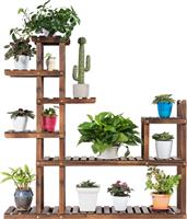 Costway Ραφιέρα Δαπέδου Μπεζ 120x25x120cm GT3438