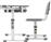 Costway Σχολικό Γραφείο με Καρέκλα HW65906GR