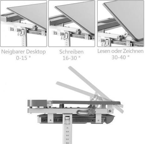 Costway Σχολικό Γραφείο με Καρέκλα HW65906GR