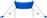 Costway Τέντα-Σκιάστρο Παραλίας Μπλε 210x210cm GP11713BL
