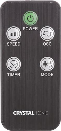 Crystal Home Air Tower 74 Ανεμιστήρας Πύργος 45W με Τηλεχειριστήριο
