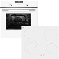 Davoline BI O 1070 + WVC 6005 Φούρνος άνω Πάγκου 70lt με Κεραμικές Εστίες Π60cm Λευκός