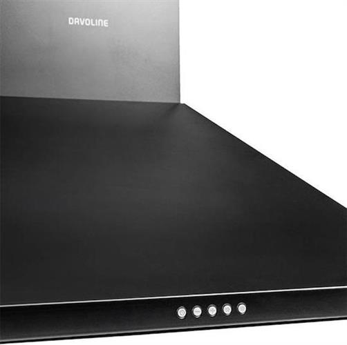 Davoline Chester 060 BL Απορροφητήρας Καμινάδα 60cm Μαύρος