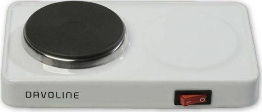 Davoline EK450-K6622 Επιτραπέζια Εστία Εμαγιέ Μονή Λευκή