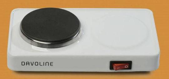 Davoline EK450-K6622 Επιτραπέζια Εστία Εμαγιέ Μονή Λευκή