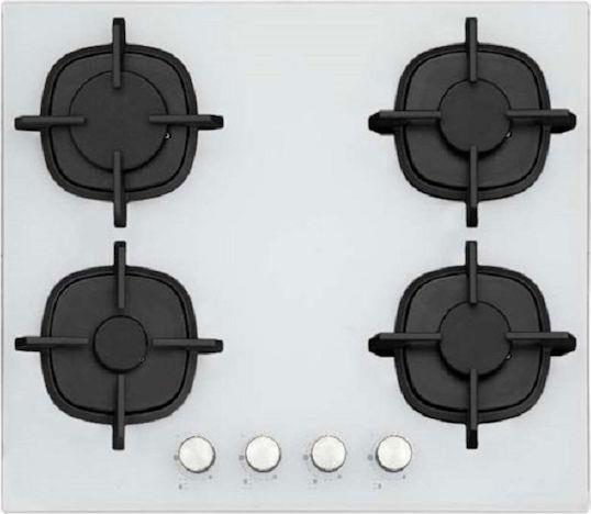 Davoline GGDW 400 WH Εστία Αερίου Αυτόνομη Π60cm 
