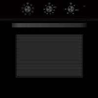 Davoline Plane BIO 0875 BL Φούρνος άνω Πάγκου 75lt Μαύρος