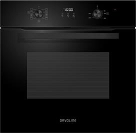 Davoline Star BI O 0875 BL Φούρνος άνω Πάγκου 75lt Μαύρος