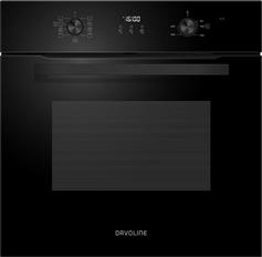 Davoline Star BI O 0875 BL Φούρνος άνω Πάγκου 75lt Μαύρος