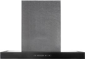 Davoline Tate 090 IX-BL Απορροφητήρας Καμινάδα 90cm Μαύρος-Inox
