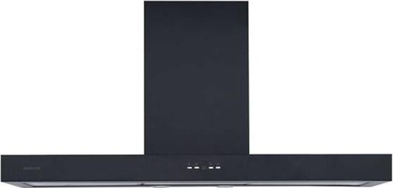 Davoline Tau Island Απορροφητήρας Νησίδα 90cm Μαύρος