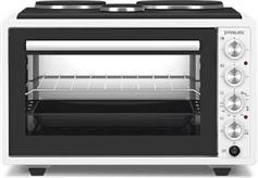 Davoline Urban Chef 3703 Ηλεκτρικό Φουρνάκι 37lt με 3 Εστίες Λευκό