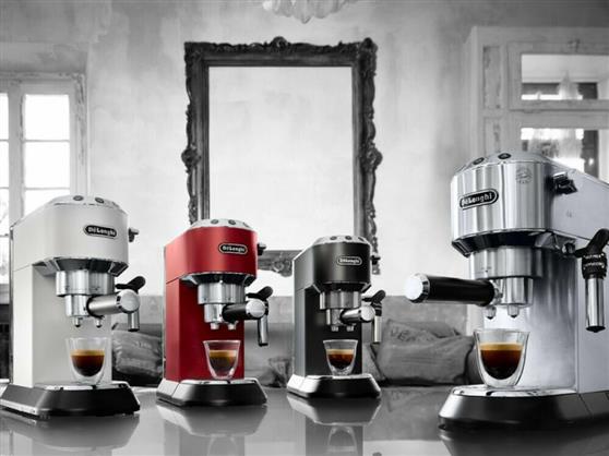 Delonghi EC685.R Dedica Ημιαυτόματη Μηχανή Espresso 1350W Πίεσης 15bar Κόκκινη