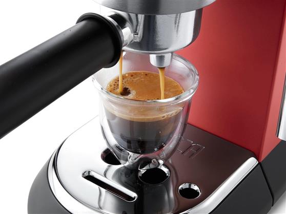 Delonghi EC685.R Dedica Ημιαυτόματη Μηχανή Espresso 1350W Πίεσης 15bar Κόκκινη