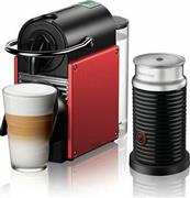 Delonghi Nespresso EN124.RAE Pixie & Aeroccino Καφετιέρα για κάψουλες Red & 100 Ευρώ Επιστροφή ή Δώρο 60 Κάψουλες Nespresso