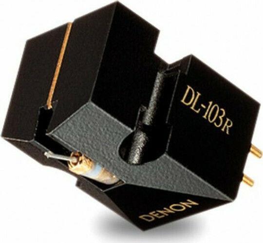 Denon DL-103R MC Κεφαλή Πικάπ Κινητού Πηνίου σε Μαύρο Χρώμα 02.02.0010