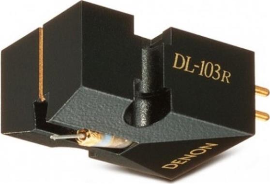 Denon DL-103R MC Κεφαλή Πικάπ Κινητού Πηνίου σε Μαύρο Χρώμα