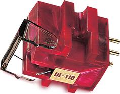 Denon DL-110 Κεφαλή Πικάπ Κινητού Πηνίου σε Κόκκινο Χρώμα