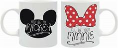 Disney Love-Mickey and Minnie Κούπα Κεραμική Λευκή 320ml TGGMUG016