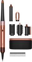 Dyson HS08 Airwrap i.d Straight + Wavy Ηλεκτρική Βούρτσα με Αέρα & Περιστρεφόμενη Κεφαλή για Ίσιωμα και Μπούκλες 1300W Amber Silk/Pink Champagne Gift