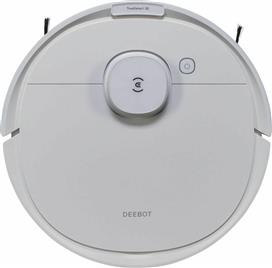 Ecovacs Deebot N8 Pro Σκούπα Ρομπότ για Σκούπισμα & Σφουγγάρισμα με Χαρτογράφηση και Wi-Fi Λευκή