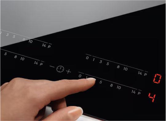Electrolux EIV6340X Bridge Επαγωγική Εστία με Πλαίσιο Αυτόνομη με Λειτουργία Κλειδώματος Π60cm