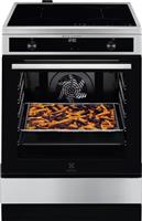 Electrolux LKI66021AX SteamBake Κουζίνα 73lt με Επαγωγικές Εστίες Π60cm Inox & Δώρο E9HOPS Ανοξείδωτα Επαγωγικά Σκεύη Σετ 3τμχ