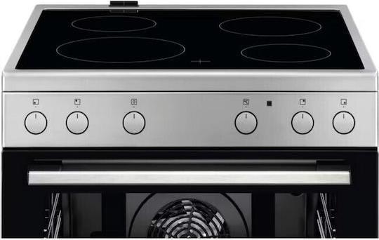 Electrolux LKR62000BX Multifunction Κουζίνα 73lt με Κεραμικές Εστίες Π60cm Inox