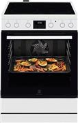 Electrolux LKR64022MW Κουζίνα 73lt με Κεραμικές Εστίες Π60cm Λευκή