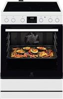 Electrolux LKR64022MW Κουζίνα 73lt με Κεραμικές Εστίες Π60cm Λευκή