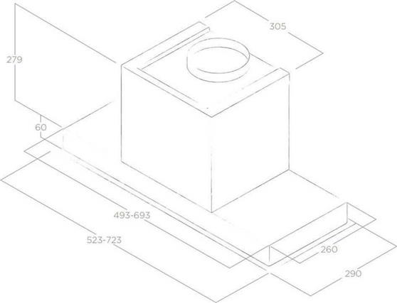 Elica Hidden 2.0 IX/A/52 Μηχανισμός Απορρόφησης 52cm Inox