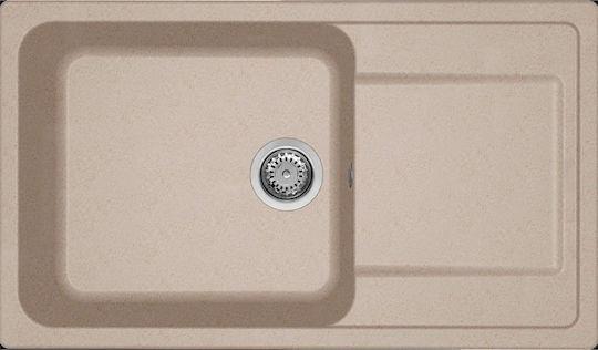 Elleci Life 410 Ένθετος Νεροχύτης από Συνθετικό Γρανίτη Μ86xΠ50cm Avena 51 LG241051