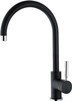 Elleci Rosa Ψηλή Μπαταρία Κουζίνας Πάγκου Granitek Full Black C0140