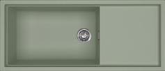 Elleci Sintesi 510 Keratek Sage Green 82 Ένθετος Νεροχύτης από Συνθετικό Γρανίτη Μ116xΠ50cm Sage Green 82 LKS51082