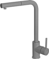 Elleci Trail Μπαταρία Κουζίνας Πάγκου με Ντουζ Plus Titanium MMKTRP73