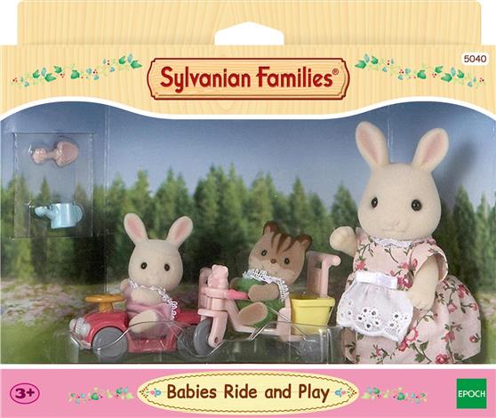 Epoch Παιχνίδι Μινιατούρα Sylvanian Families Babies Ride and Play για 3+ Ετών 5040