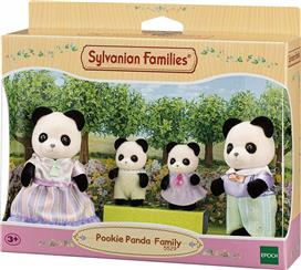 Epoch Παιχνίδι Μινιατούρα Sylvanian Families Pookie Panda Family για 3+ Ετών 5529