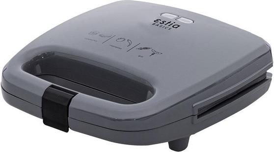 Estia 06-10010 Aroma Grey Τοστιέρα για 2 Τοστ 750W Γκρι