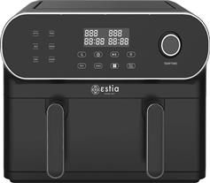 Estia 06-26622 Duo Fry Φριτέζα Αέρος με Διπλό Αποσπώμενο Κάδο 11lt Μαύρη