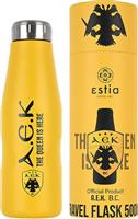 Estia AEK B.C. Official Μπουκάλι Θερμός Κίτρινο 500ml 00-13240