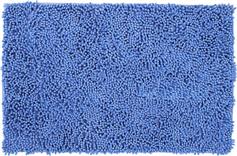 Estia Αντιολισθητικό Πατάκι Μπάνιου Velvet Μπλε 50x80cm